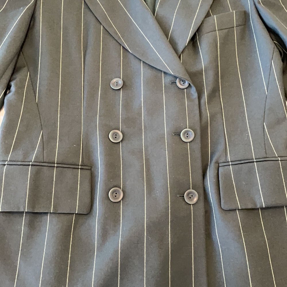 Vintage 80s ESCADA Margaretha Ley Wool Green Blazer - Picture 6 of 15